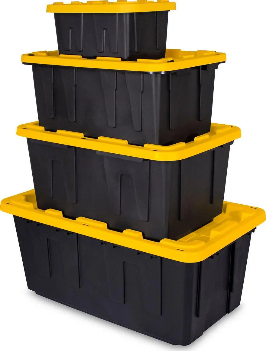 Tote, Polypropylene. Tough Box 27 gal