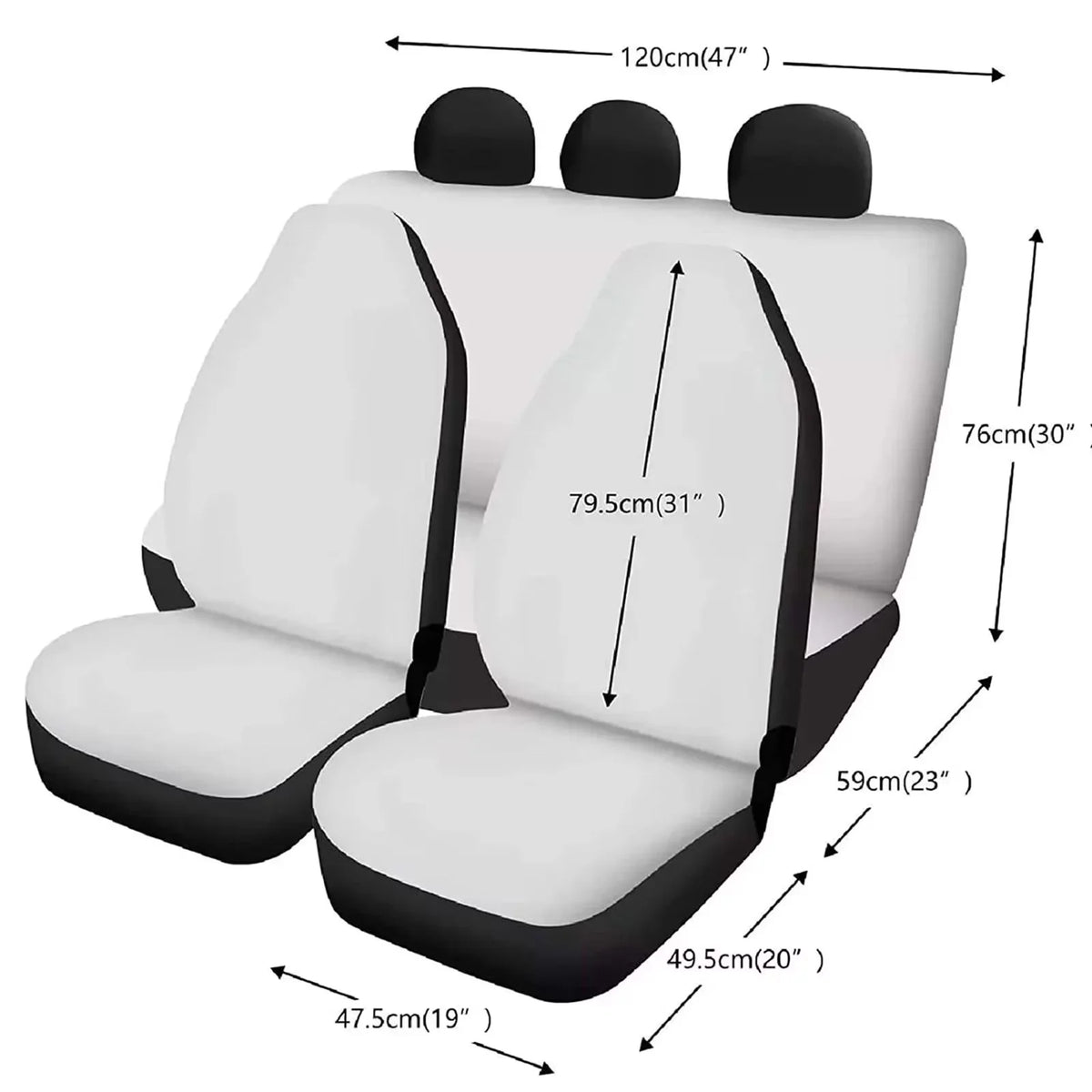 Binienty Car Seat shield for Carseat SUV Van Auto Interior Accessories,Center Console Pad,Front Back Seat Protector shield,Steering Wheel Pad,Armrest wrap,8pcs Running Horse Western Aztec Design