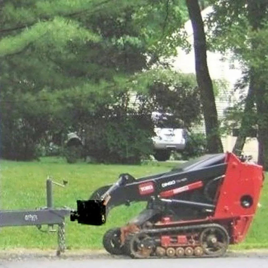 Mini Toro Dingo Skid Steer. Titan Attachments Receiver Hitch Mount Plate 34 lb