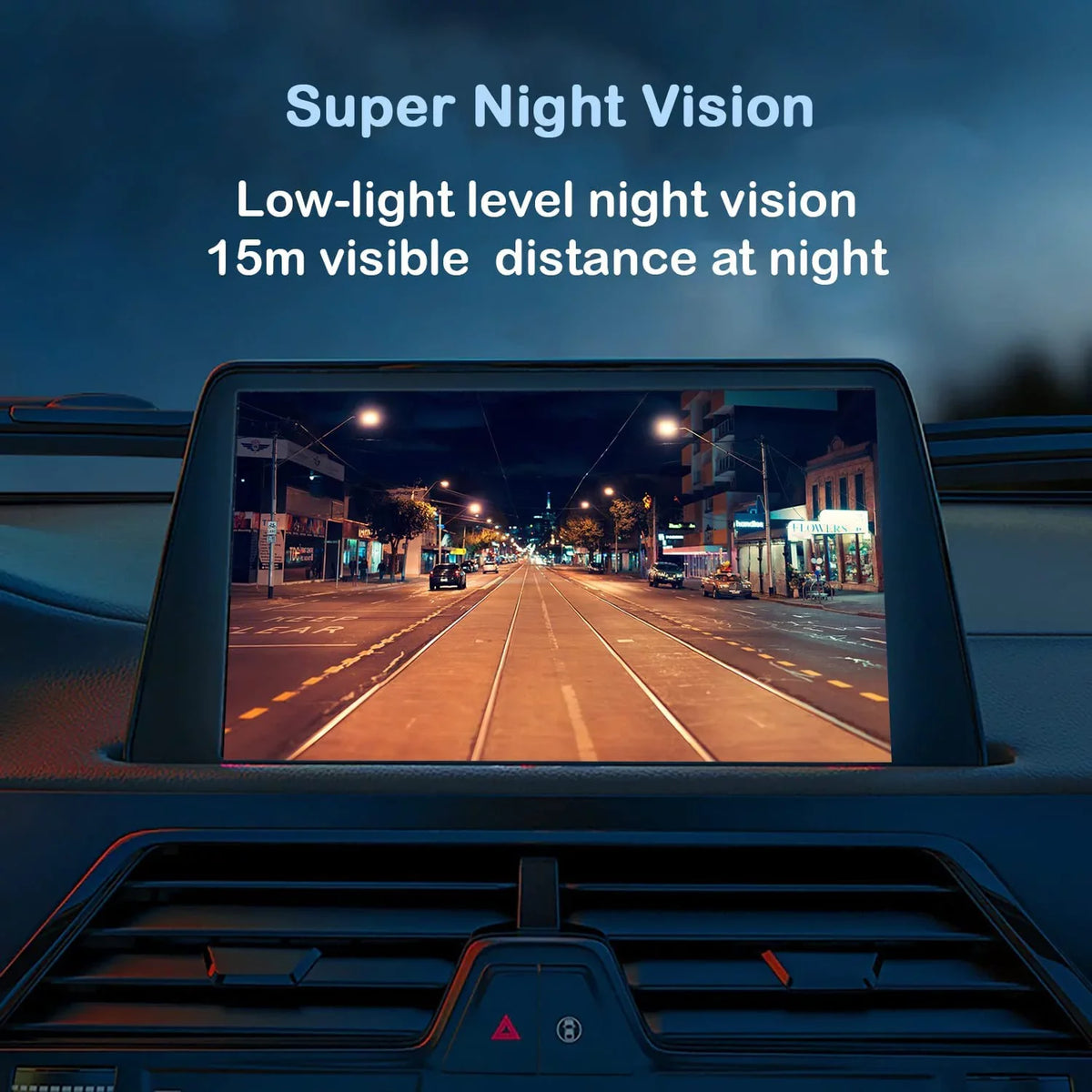 CAM122 Backup Camera Frame License Plate HD Night Vision Rear View 170° Angle Waterproof matching with Jensen Car Radio CAR110W CAR710 CAR710X CAR8000 CAR910W CAR910X CDR7011 CM901MIR CMR2720
