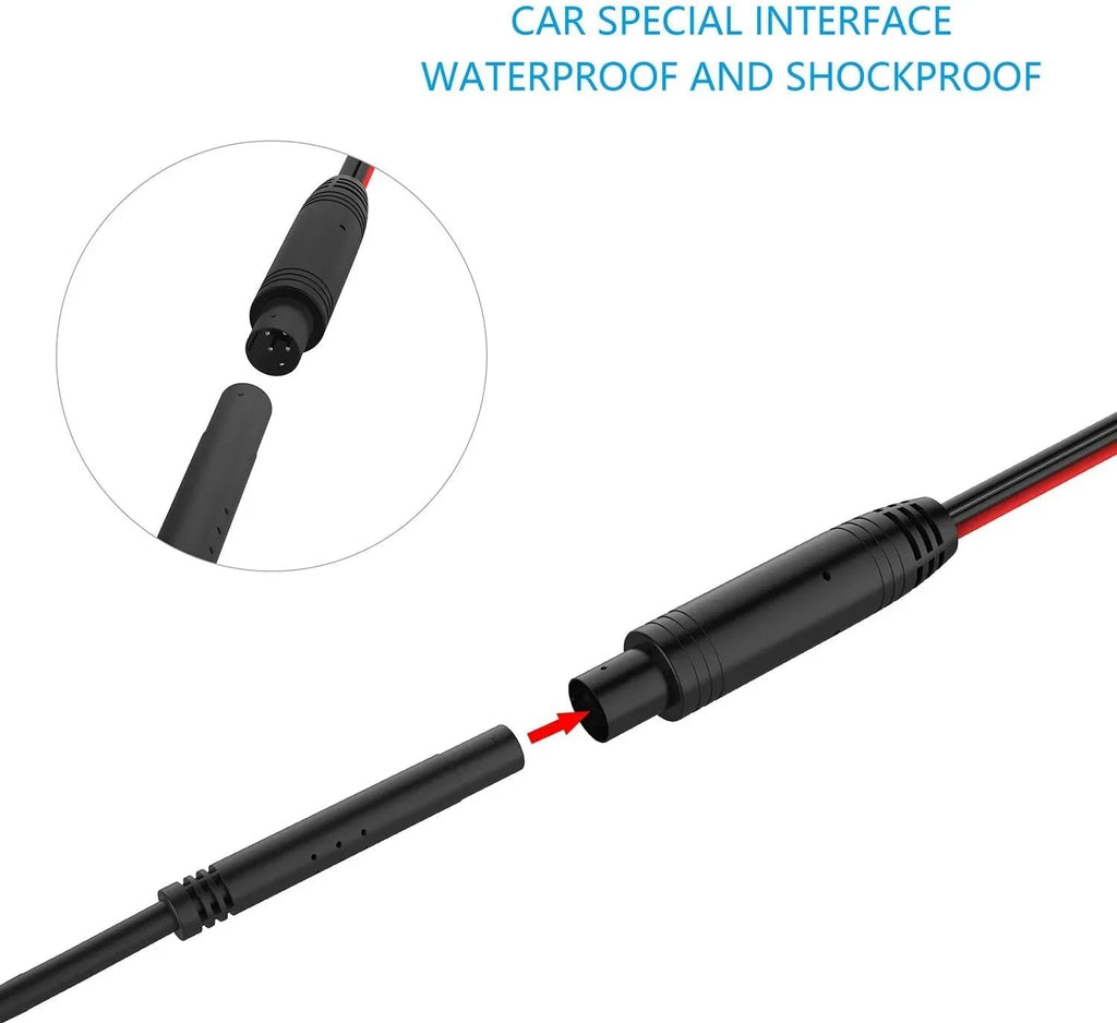 CAM122 Backup Camera Frame License Plate HD Night Vision Rear View 170° Angle Waterproof matching with Jensen Car Radio CAR110W CAR710 CAR710X CAR8000 CAR910W CAR910X CDR7011 CM901MIR CMR2720