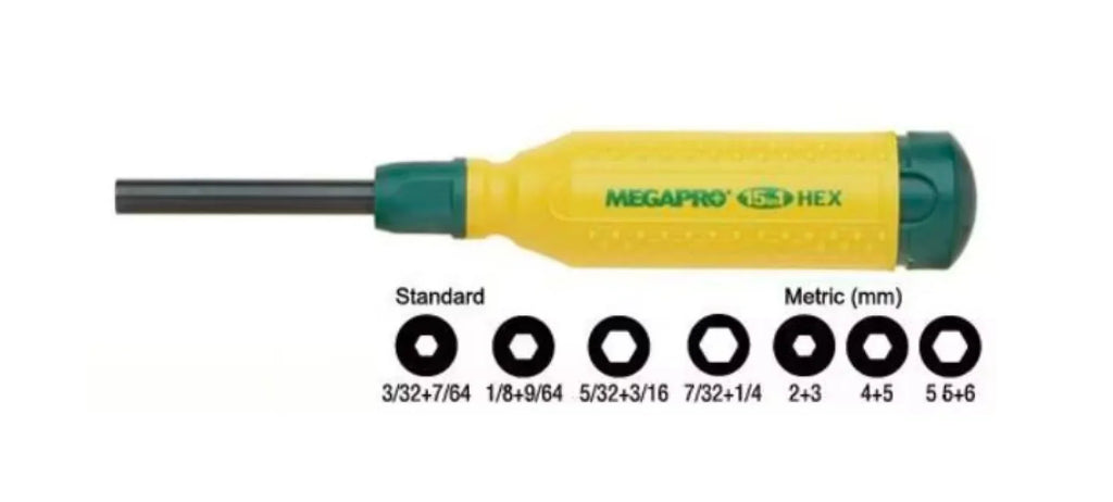 of pieces:8. Hex Bit 8 1/2 in, Drive Size: 1/4 in , Num