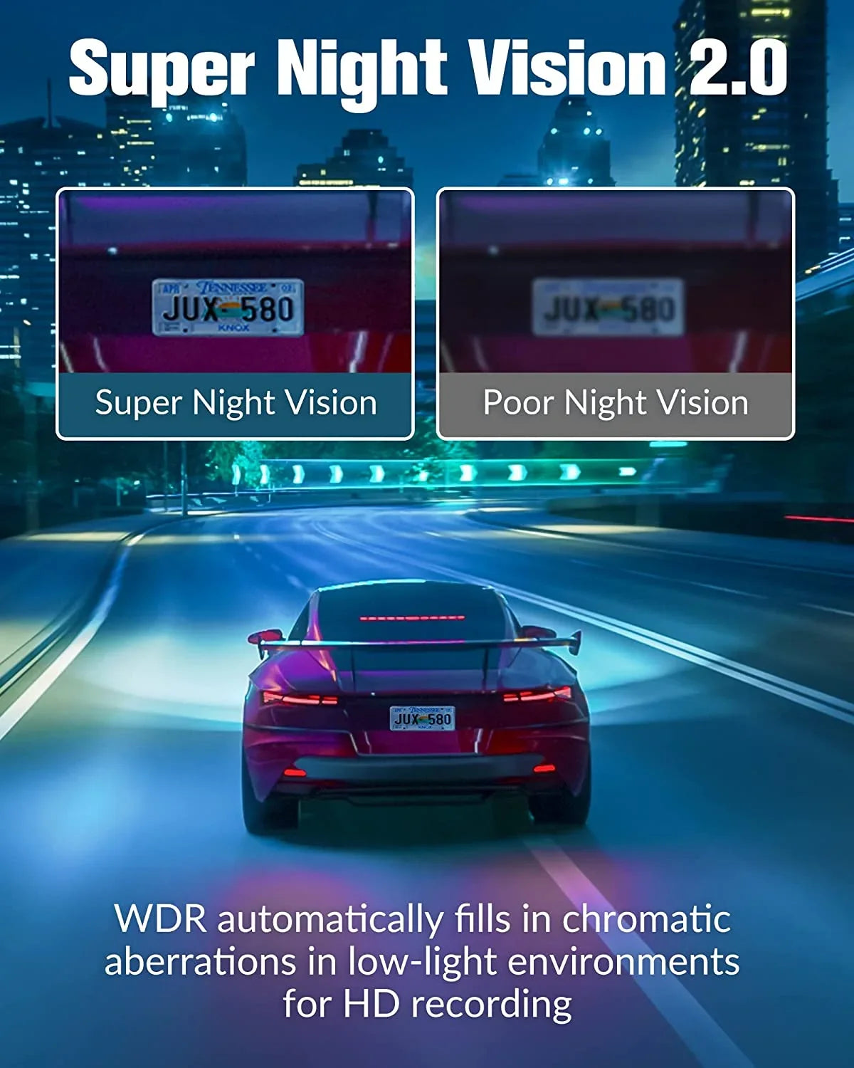 3 Channel Dash Cam Front and Rear Inside,4K Full UHD Dash Camera for Cars with Free 32GB SD Card,Built-in Super Night Vision,170°Wide Angle,2.0'' IPS Screen,WDR,Loop Recording,24H Parking Mode