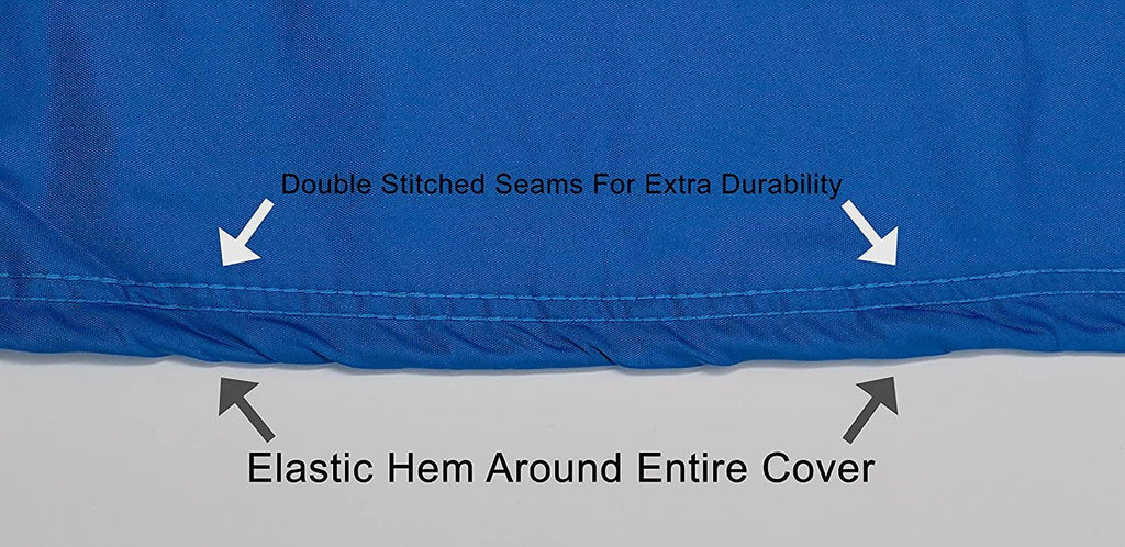 Weatherproof Jet Ski Covers for Yamaha Wave Runner XL 1200 Ltd 1999-2000 - Blue/Black Color - All elements - Trailerable - Protects from Rain, Sun, and More! Includes Trailer Straps and Storage Bag