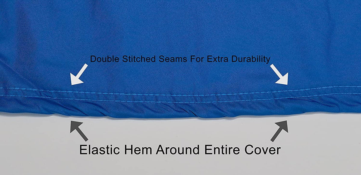 Weatherproof Jet Ski Covers for Yamaha Wave Runner XL 1200 Ltd 1999-2000 - Blue/Black Color - All elements - Trailerable - Protects from Rain, Sun, and More! Includes Trailer Straps and Storage Bag