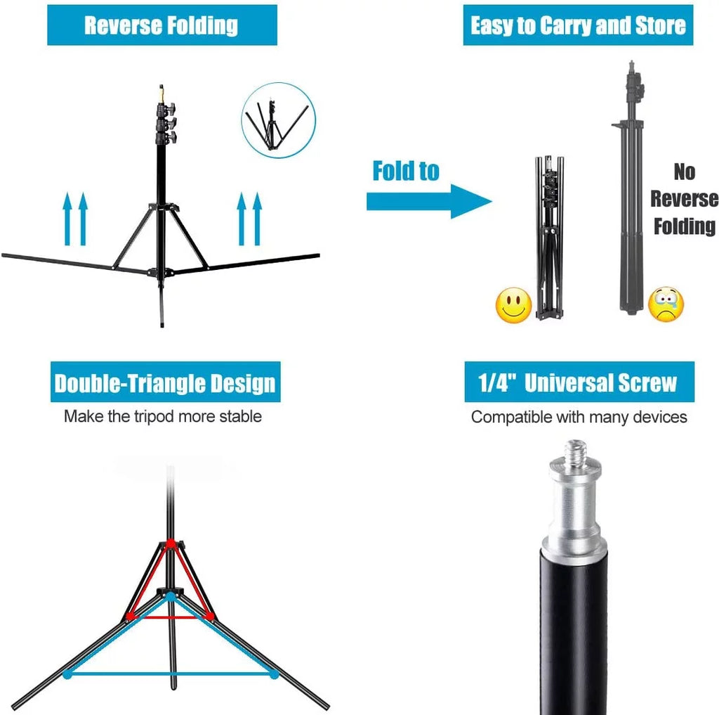 Selfie Stick Tripod, 78 inch Extendable Camera Phone Tripod with Bluetooth Remote and Cell Phone Holder Ultra Tall