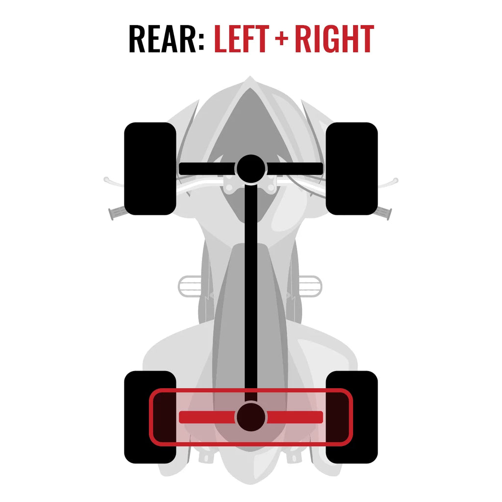 2 pc Sixity XT Rear Left Right Axle matching with Polaris Ranger 1000 2015 - R15RTAD1AA EA DIESEL 4X4