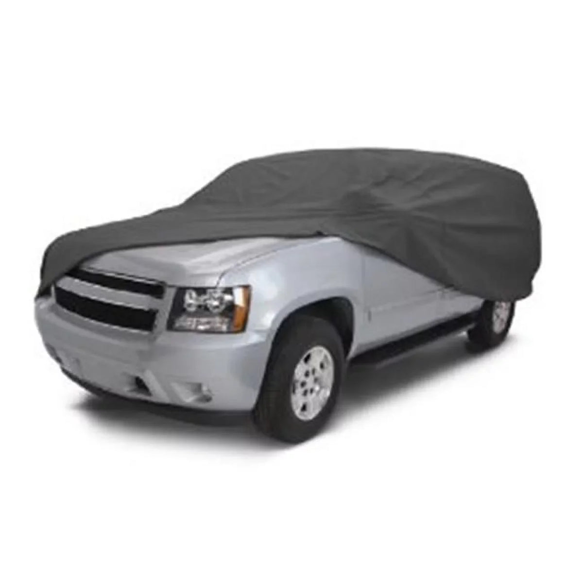 Classic Accessories OverDrive PolyPRO™ 3 Heavy-Duty Car wrap - Compact SUV or Truck protector, Up to 187"L, Charcoal