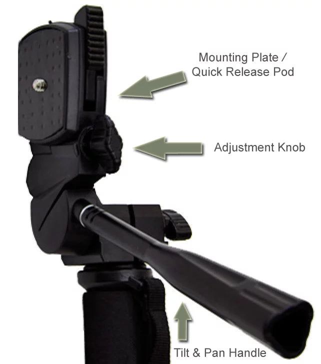 Professional Black 72" Monopod / Unipod (Quick Release) For  VIXIA HF R800