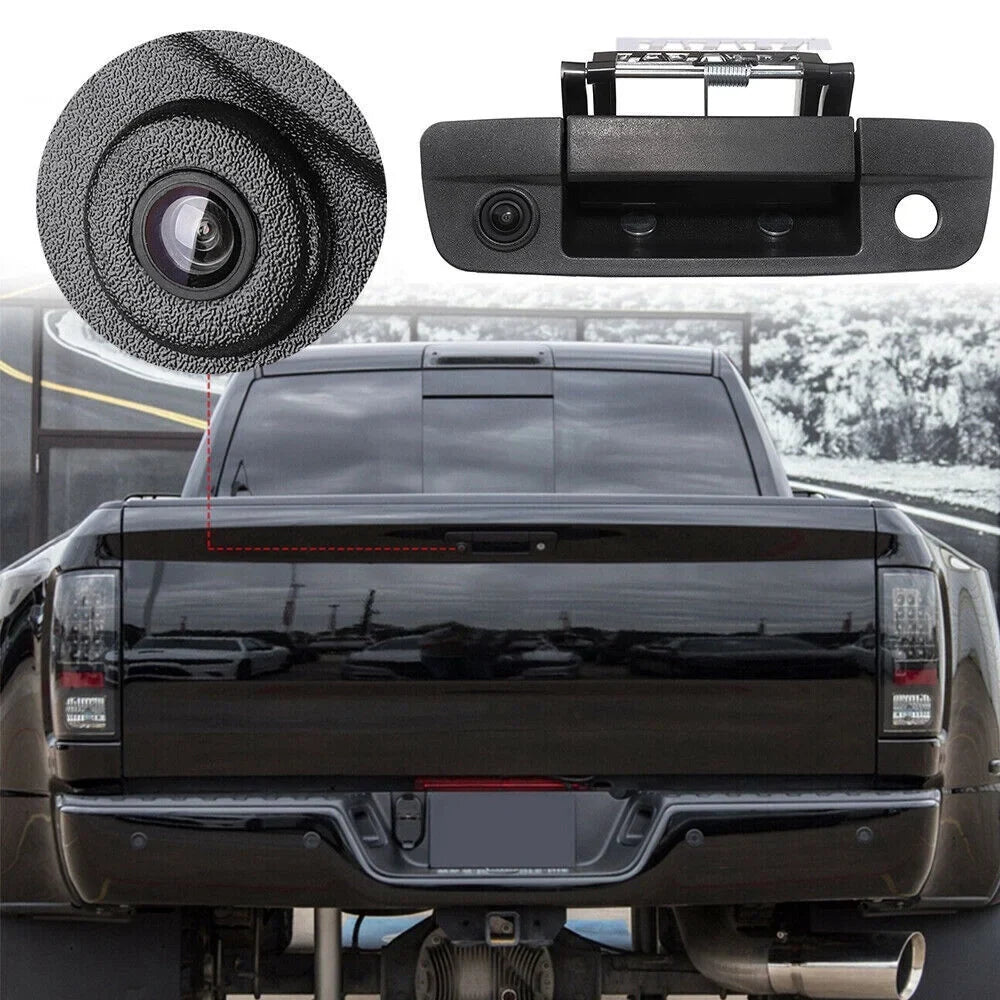 High-premium Tailgate Handle Backup Camera for Dodge Ram – Fits 1500 (2009-2017) & 2500 3500 (2010-2019)
