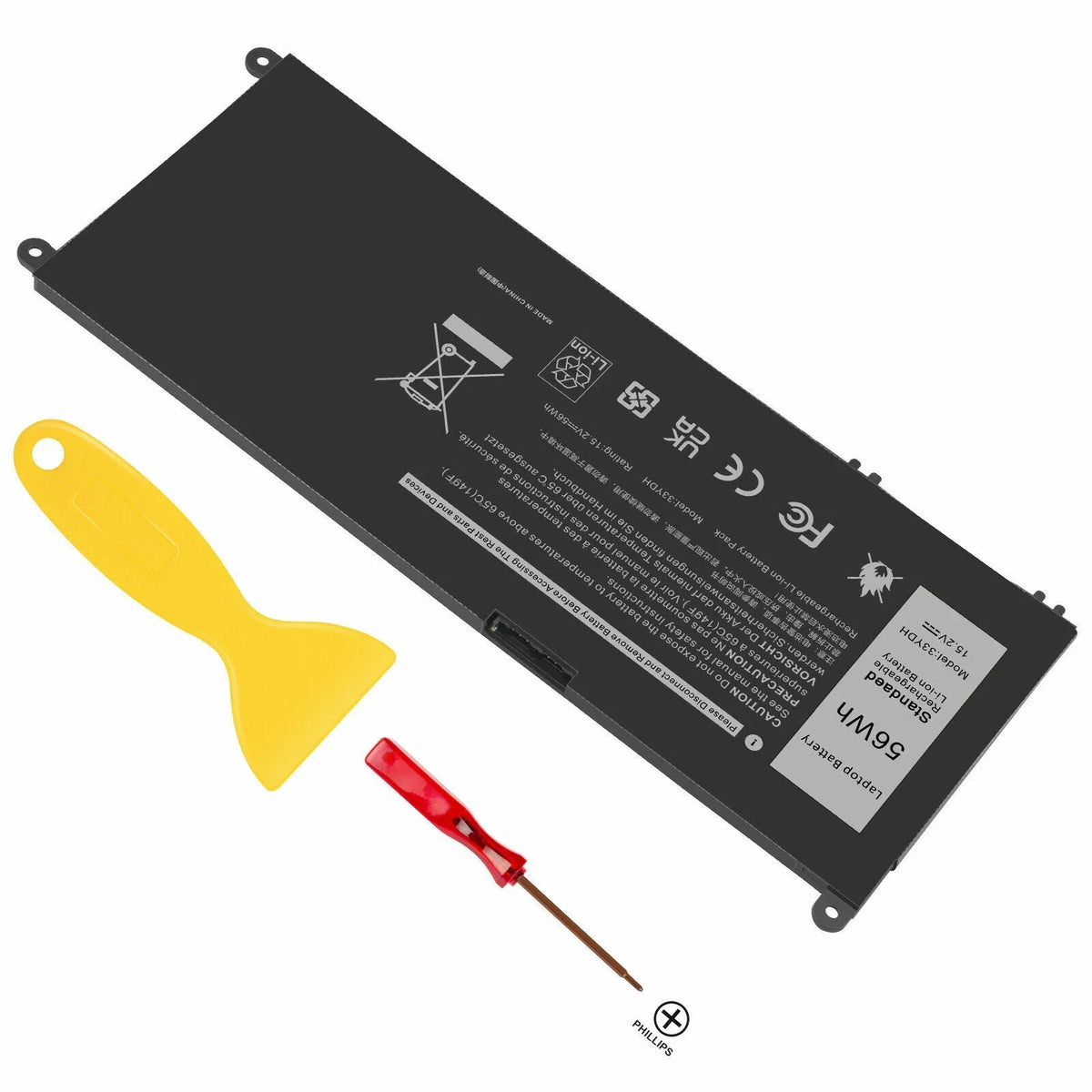 FOR  INSPIRON - 7773 7577 7778 56WH LAPTOP BATTERY 56WH J9NH2 33YDH