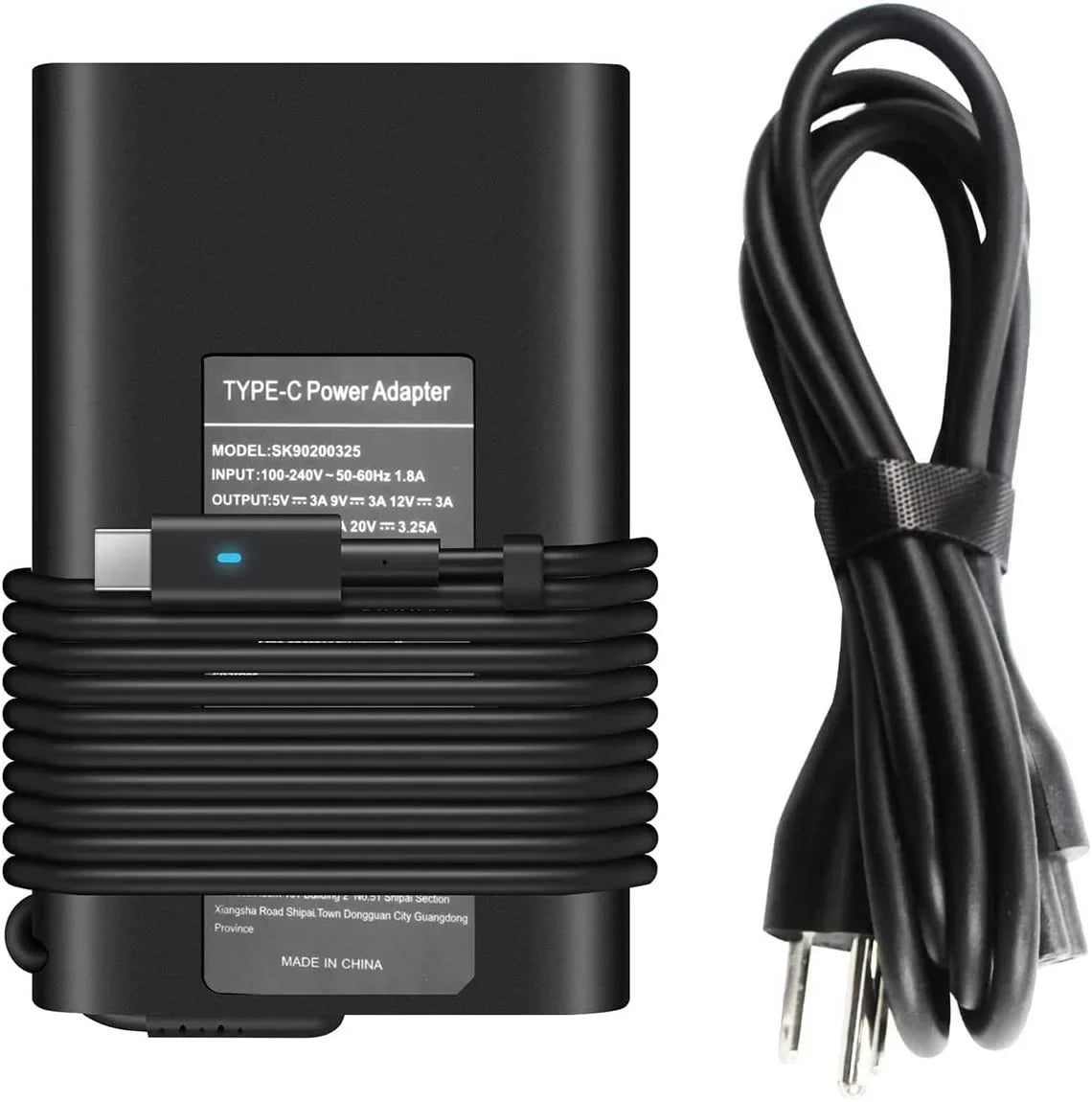 65W USB C Type C Adapter Laptop Charger for  Latitude 5520 5420 5290 5285 5179 5480 5400 5310 5320 7420 7410 7370