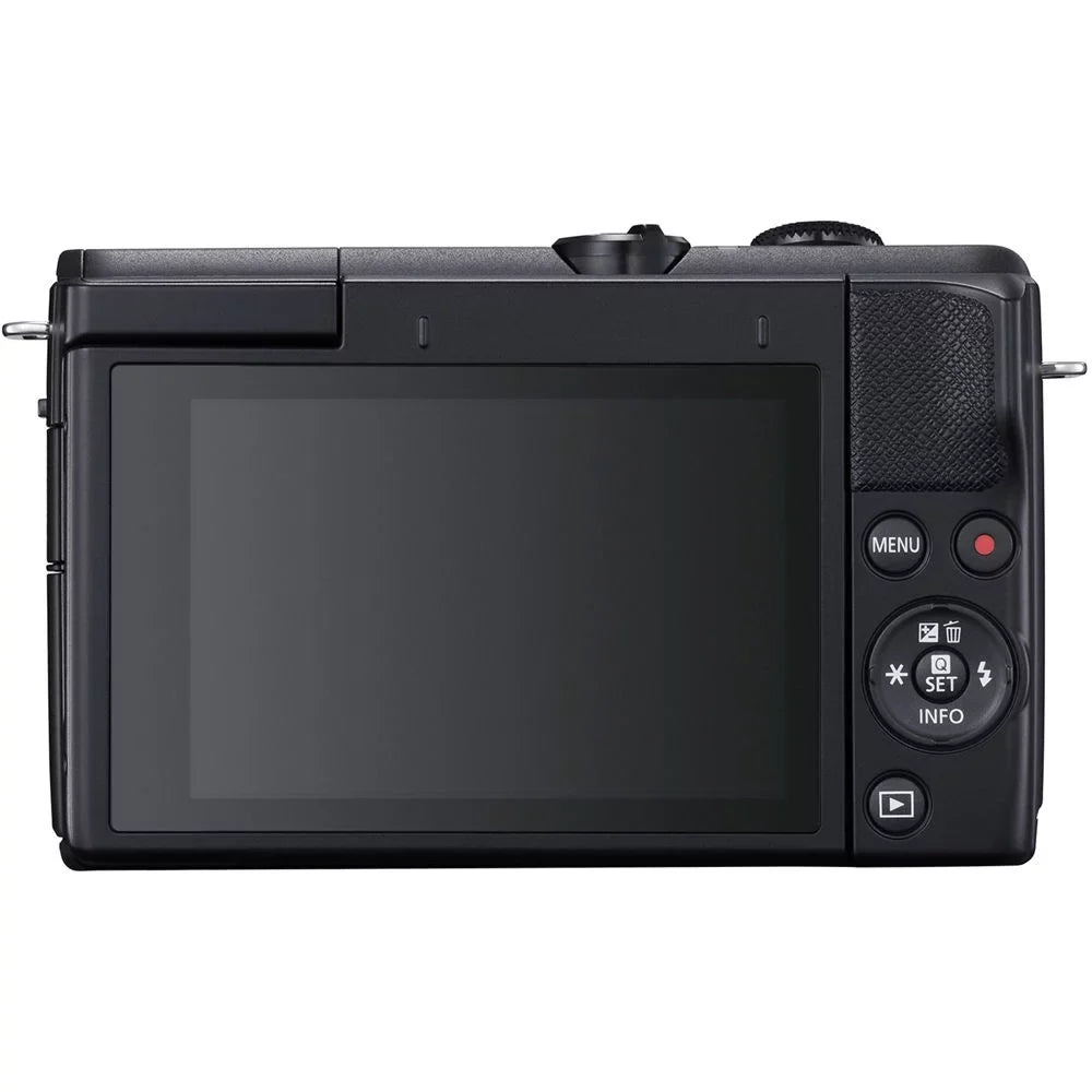 EOS M200 Mirrorless Digital Camera with 15-45mm Lens (3699C009) + More
