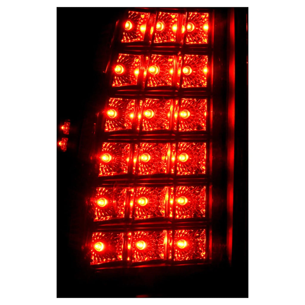 AJP Distributors Smoked Lens Black Housing LED Tail Lights Brake Stop Signal Driving Lamps Pair matching/Replacement For Chevy Silverado GMC Sierra Fleetside 1999 2000 2001 2002 2003 2004 2005 2006