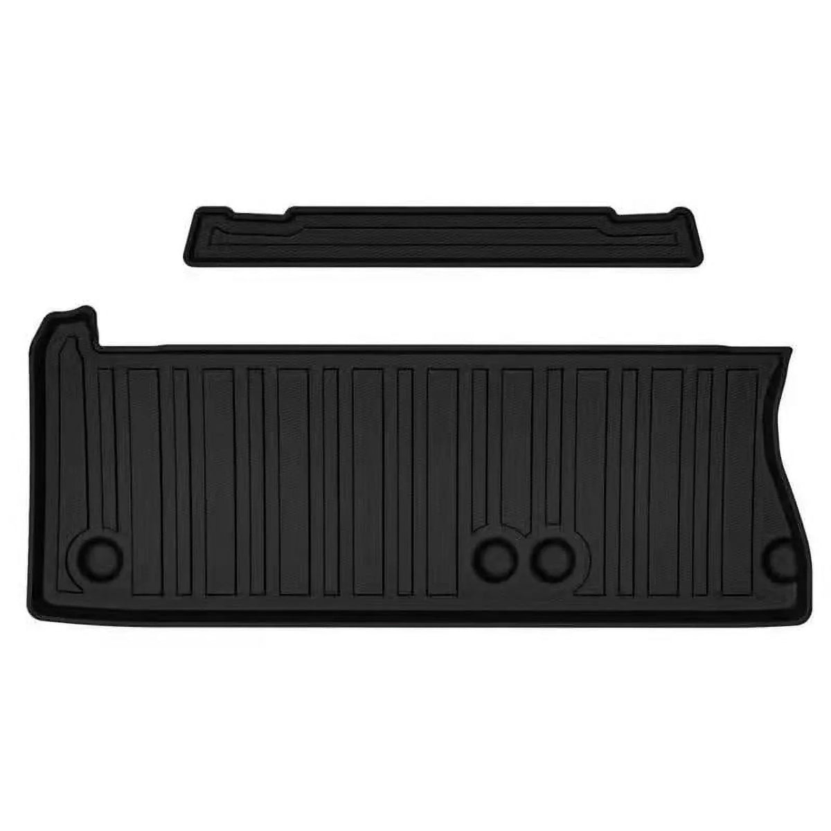 3W Cargo Liner matching for  Sienna 8 seats 2021-2023 TPE All atmospheric conditions Custom Fit Trunk Mat for 2021 2022  Sienna ( (for Spare Tire Model ), Black