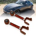 AJP Distributors Rear Upper Suspension Adjustable Camber Kit Control Arms UCA Set Red appropriate/Replacement For Mazda Miata MX-5 ND MX5 2016 2017 2018 2019 2020 2021 2022 2023 16 17 18 19 20 21 22 23