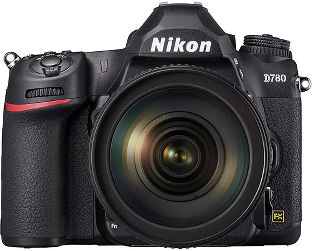 D780 DSLR Camera with 24-120mm VR and 70-300mm VR Lenses + 32GB Card, Tripod, Flash, and More 19pc Bundle