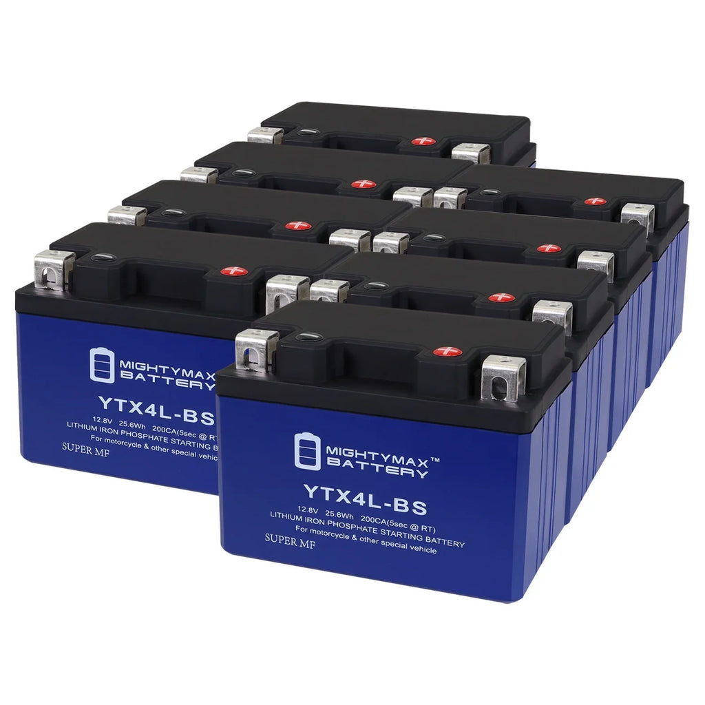 YTX4L-BS Lithium Replacement Battery matching with Sea-Doo YTX4L-BS GSX 96-00 - 8 Pack