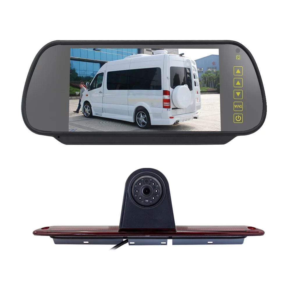 OWSOO 7in Brake Backup for Mercedes-Benz Sprinter/ Crafter Vans Parking (with Monitor)