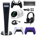PlayStation 5 Digital Console with Extra Purple Dualsense Controller and Accessories Kit (PS5, PlayStation Digital Version)