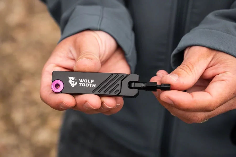 Wolf Tooth 6-Bit Hex Wrench - Multi-Tool, Orange ED-Coated Corrosion-protected