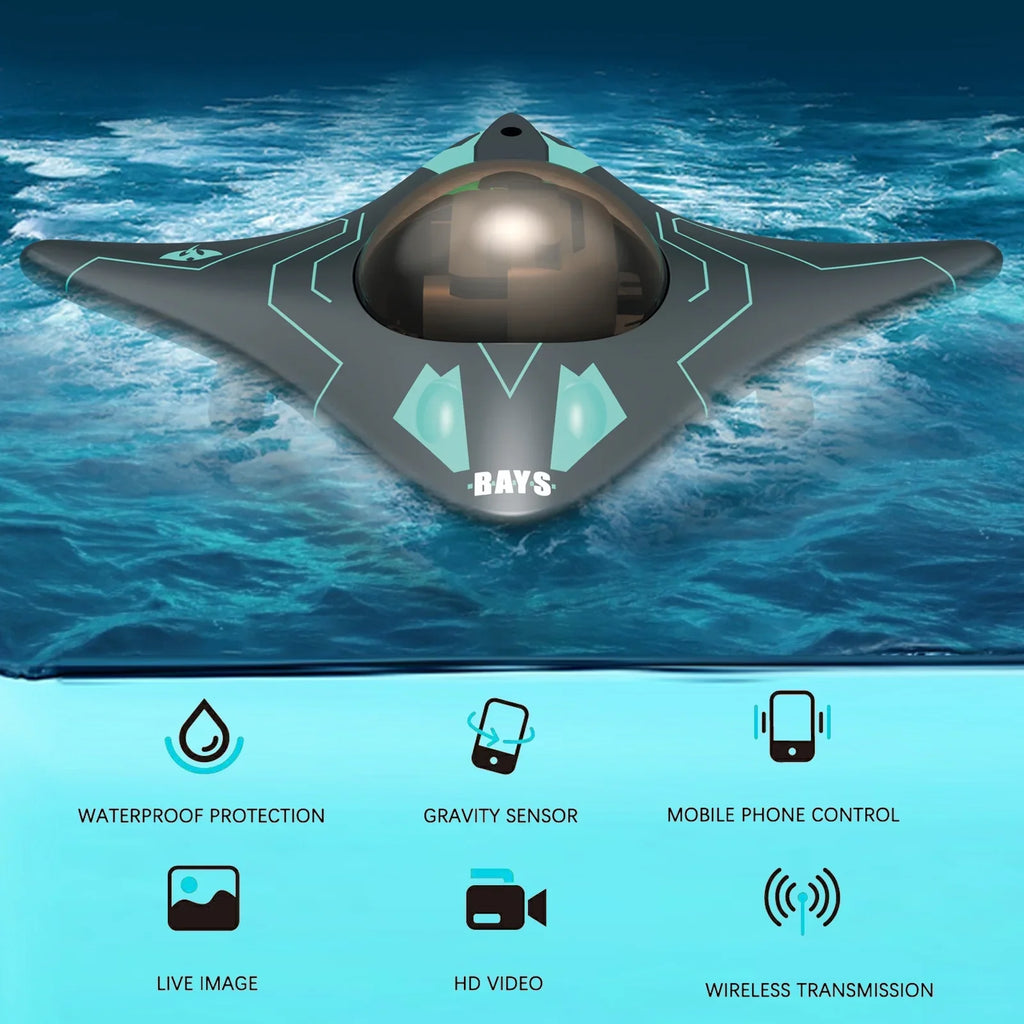 moobody WiFi Remote Control vessel for Children Toy Black