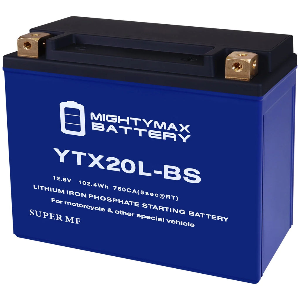 YTX20L-BS Lithium Replacement Battery matching with Kawasaki Jet Ski 1500 SXR 17-20