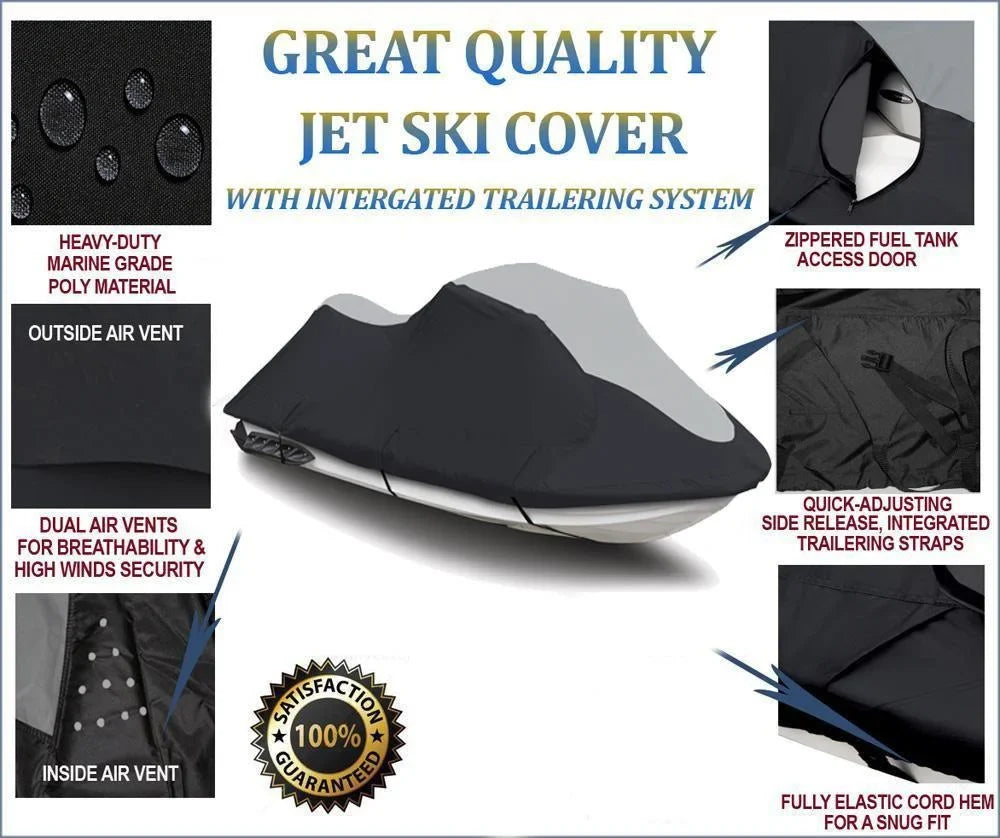 SUPER HEAVY-DUTY Jet Ski PWC Watercraft shield suitable for Kawasaki 750 STX 1994-1998 Trailerable TOP OF THE LINE