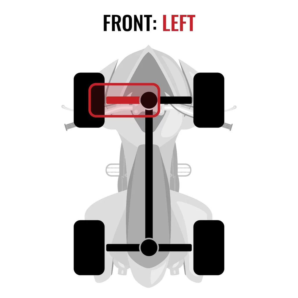 Sixity XT Front Left Axle suitable with Can-Am Outlander MAX 1000 2015 - EFI LTD 4X4
