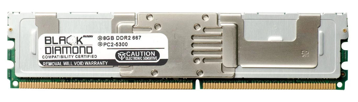 8GB RAM Memory for  PowerEdge R900 240pin PC2-5300 DDR2 FBDIMM 667MHz Black Diamond Memory Module Upgrade