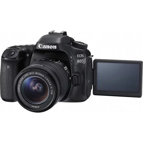 EOS 80D DSLR Camera with 18-55mm Lens + 64GB Expo Advanced Kit