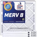 Filter King 9x49.5x1a Air Filter | 4-PACK | MERV 8 HVAC Pleated A/C Furnace Filters | MADE IN USA | Actual Size: 9 x 49.5 x .75"