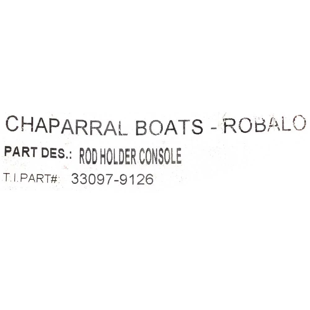 Robalo craft Console Rod Holder Panel 26-9126 | R300 Starboard