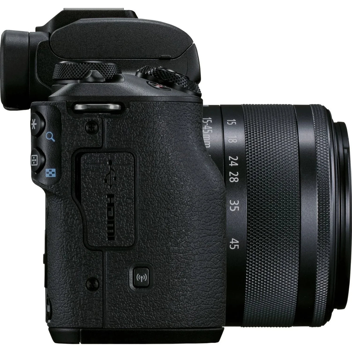 EOS M50 Mark II 24.1 Megapixel Mirrorless Camera with Lens, 0.59", 1.77", Black