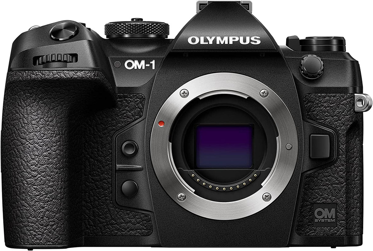 Olympus OM SYSTEM OM-1 20.4 Megapixel Mirrorless Camera Body Only, Black
