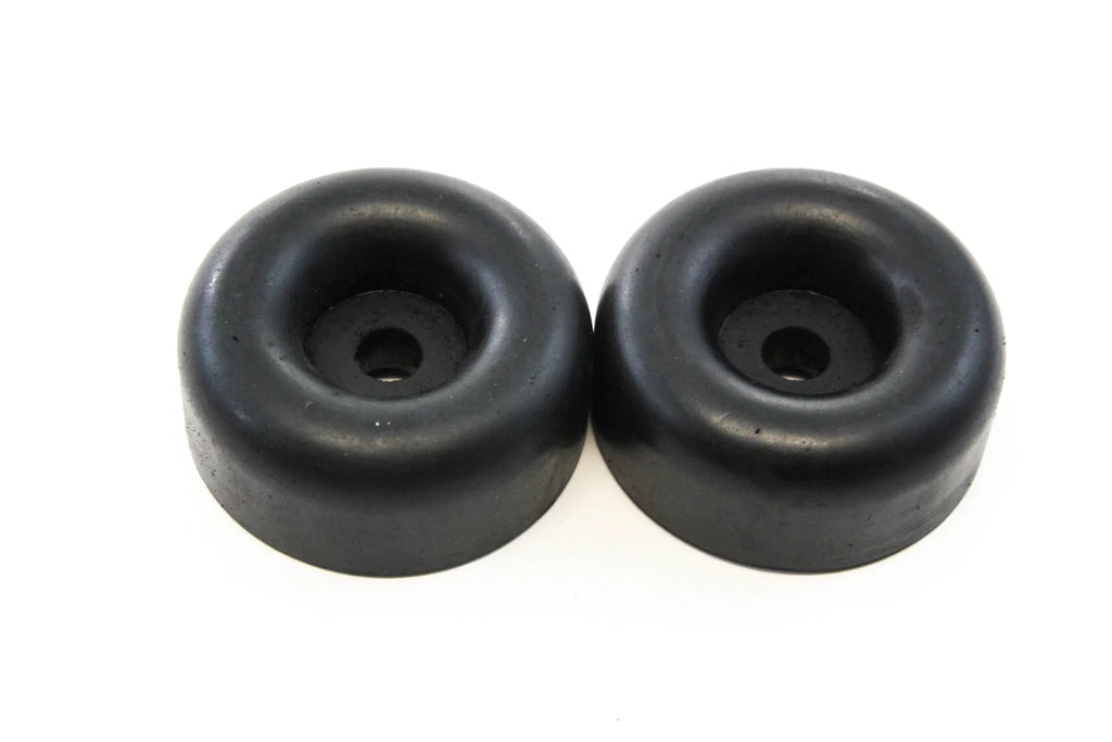 Red Hound Auto 24 Rubber Bumpers for Trailer matching with Ramp Door Truck 2.5 Inches Round Replacement Cargo Stop