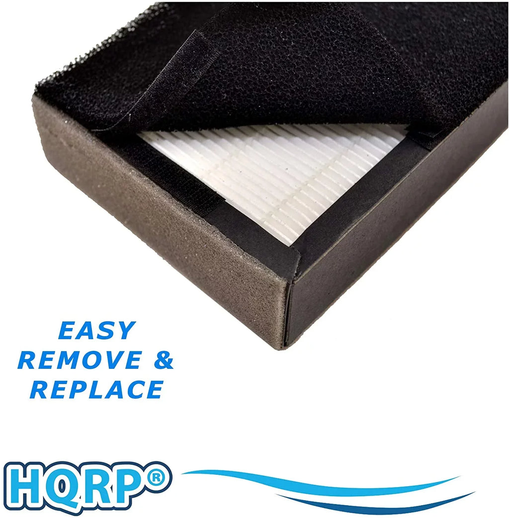 HQRP 2-pack Filter Z for Black & Decker BXFLTZ Replacement fits BXAP250 Tower Air Purifier XL