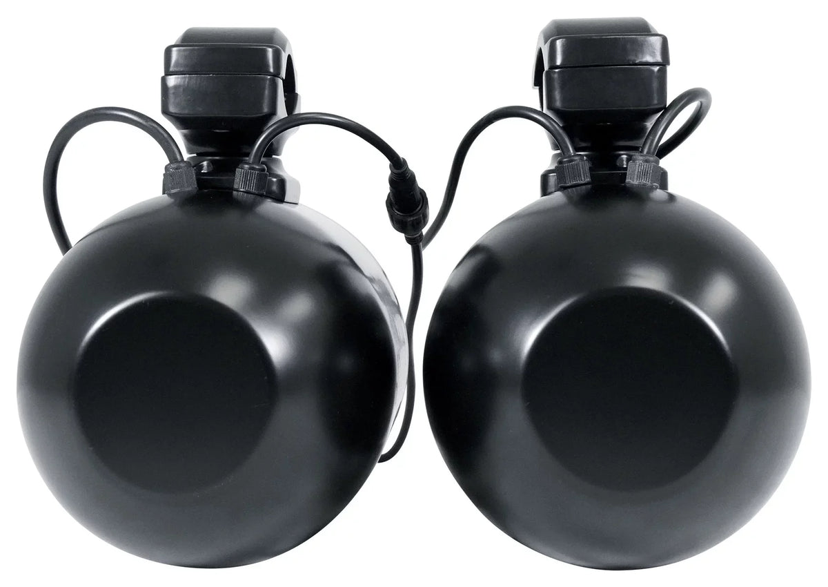 (2) Memphis Audio GEN65FE Pods+LED Tower Speakers+Amp For 2016+ Polaris General