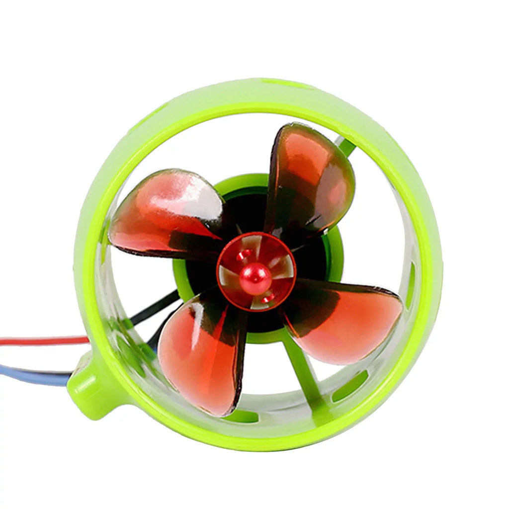 Suzicca 1000KV Underwater Brushless Motor Clockwise with with 4-Blade Propellers 12-24V Waterproof Electric Motor Drive Engine for  Bait craft Nest Ship