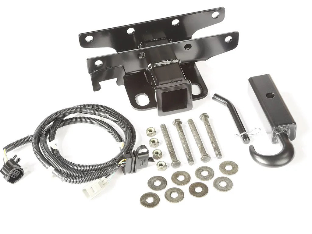 Rugged Ridge by RealTruck Trailer Hitch Kit for Wrangler JK | 2" Ball, Rated to Tow 2,000-Lbs | 11580.54 | appropriate with 2007-2018 Jeep Wrangler JK