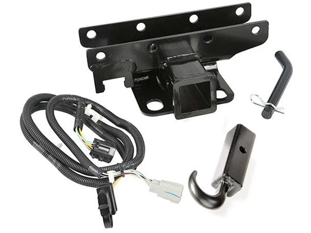 Rugged Ridge by RealTruck Trailer Hitch Kit for Wrangler JK | 2" Ball, Rated to Tow 2,000-Lbs | 11580.54 | appropriate with 2007-2018 Jeep Wrangler JK