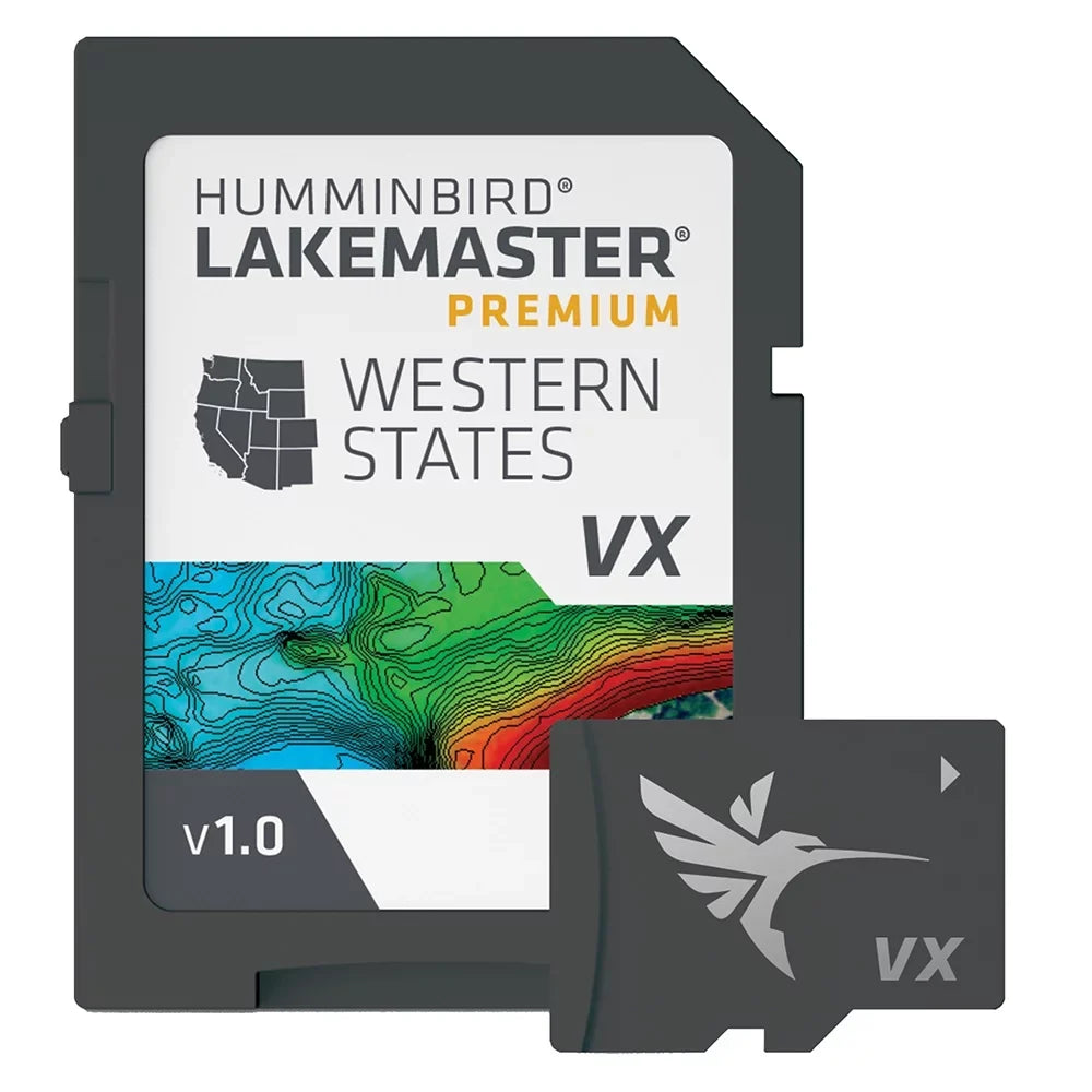 Humminbird LakeMaster Premium Western State V1 One ship Ntwrk VX Technology