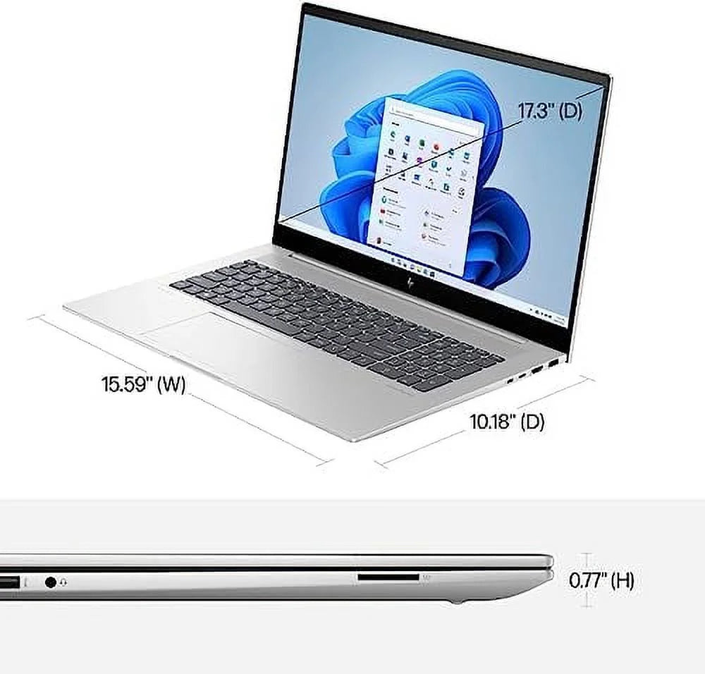 2023 Envy 17.3” FHD IPS Touchscreen Laptop PC 14-Core  Core i7-13700H Iris Xe Graphics 16GB DDR4 1TB NVMe SSD 2xThunderbolt 4 WiFi 6E BT HDMI Webcam Backlit KB Windows 11 Pro w/RE USB