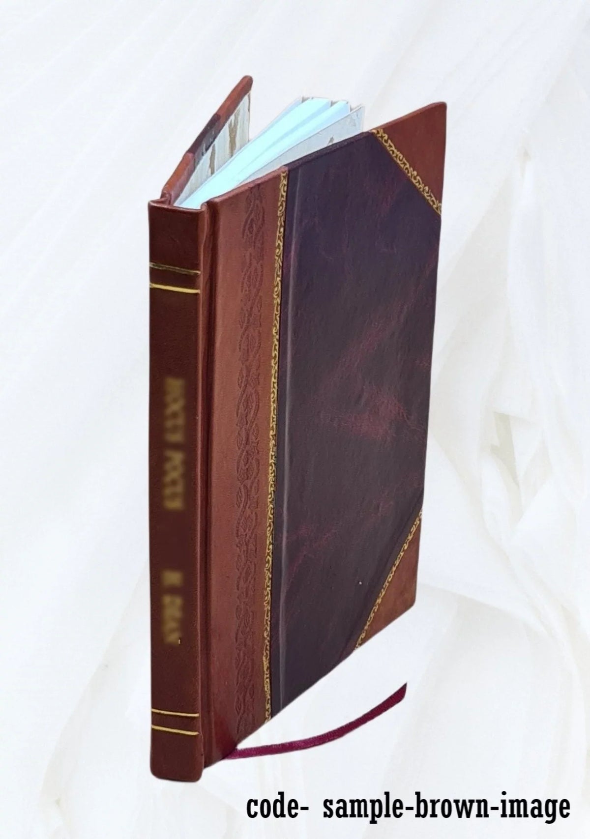 1883 [Leather Bound]. Exposição de Ceramica: Documentos coordenados (com una serie de marcas ..