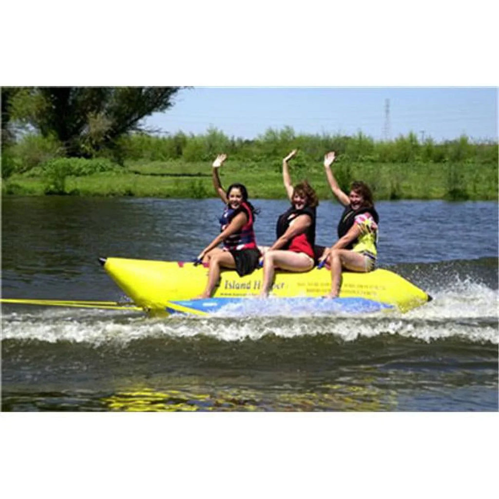 Aqua Sports 420-3 3 Passenger  13 feet in-line Seats Island Hopper Recreational Banana moisture Sled