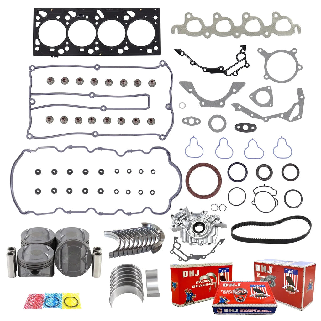 DNJ EK445M Master Engine Rebuild Kit Fits Cars & Trucks 2000  Mercury Contour Cougar Escort Mystique 2.0L DOHC L4 16V 121cid VIN 3