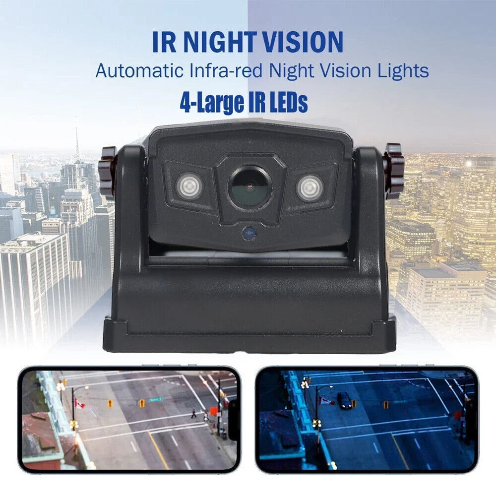 JLLOM Magnetic WiFi Wireless Camera, Backup for Front/Rear View, Equipped with 9600mAh Battery