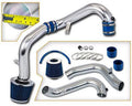 Rtunes Racing Cold Air Intake Kit + Filter Combo BLUE appropriate For 01-05 Honda Civic EX/LX/DX