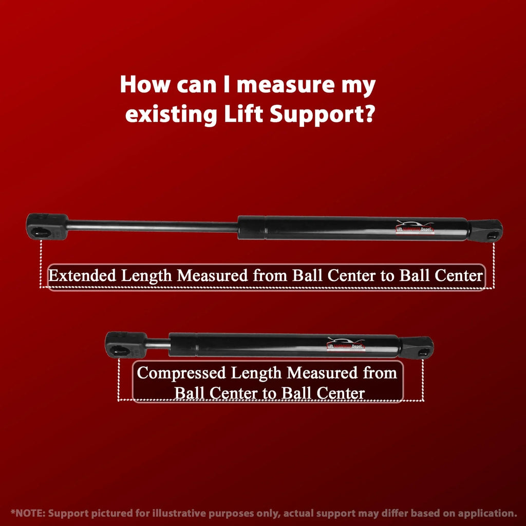 Gas Shock - 1997 1998 1999 2000 2001 Lift Supports Depot PM3839-a. Qty 2 Pm3839 Fits 4Runner 1996 to 2002 Liftgate Lift