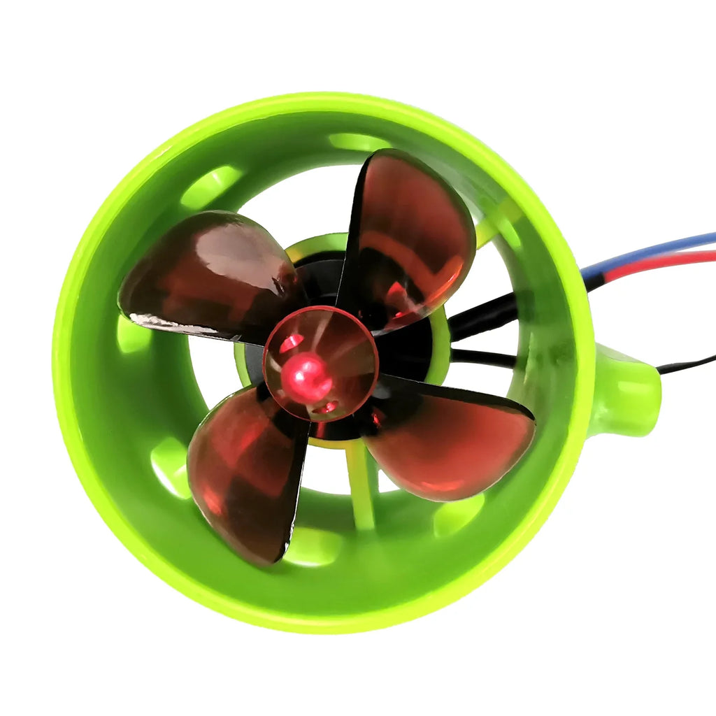 Suzicca 1000KV Underwater Brushless Motor Clockwise with with 4-Blade Propellers 12-24V Waterproof Electric Motor Drive Engine for  Bait craft Nest Ship